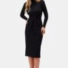 Castile Reverie Knit Dress - Black 1 Castile Reverie Knit Dress - Black -Amour Vert 0121 Castile Black 1