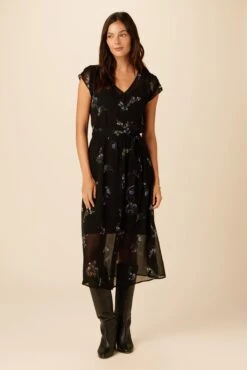 Marianna Chiffon Dress - Nahlia Floral