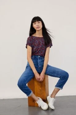 Laurie Silken Modal Tee -Amour Vert 0204 Laurie North Shore Floral 02462