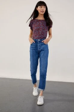 Laurie Silken Modal Tee -Amour Vert 0204 Laurie North Shore Floral 02480