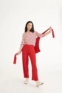 Willow Paris Rib Pants - Zinnia -Amour Vert 0296 Marley Red Stripe 0805 web a814a577 cb09 4af1 889e 03bd3098946e