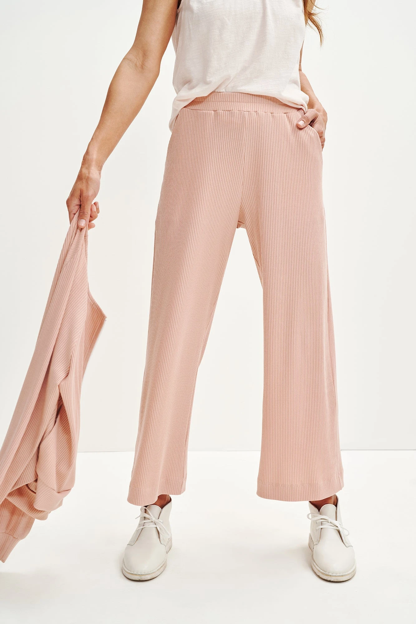 Willow Paris Rib Pants - Rose 4 Willow Paris Rib Pants - Rose - Image 2