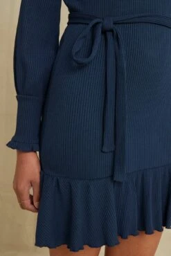 Ziggy Paris Rib Dress - Ocean -Amour Vert 0638ZiggyOcean 7580 web f472490b cd2f 43d1 8d73 0293461f5b5e