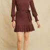 Ziggy Paris Rib Dress - Mocha -Amour Vert 0638 Ziggy Mocha 4642 web 429e3c58 57c3 4ead 94b5 32c77f21e426