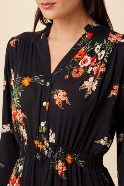 Dannica Ecovero Dress - Treviso Orange -Amour Vert 10013 Dannica Treviso Orange 4