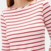 Francoise 3/4 Sleeve Dream Knit Tee - Red Poppy Stripe 1 Francoise 3/4 Sleeve Dream Knit Tee - Red Poppy Stripe -Amour Vert 1005R1 34 Francoise Red Poppy Stripe 4