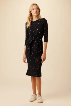 Colombe Luxe Fleece Dress - Fleur