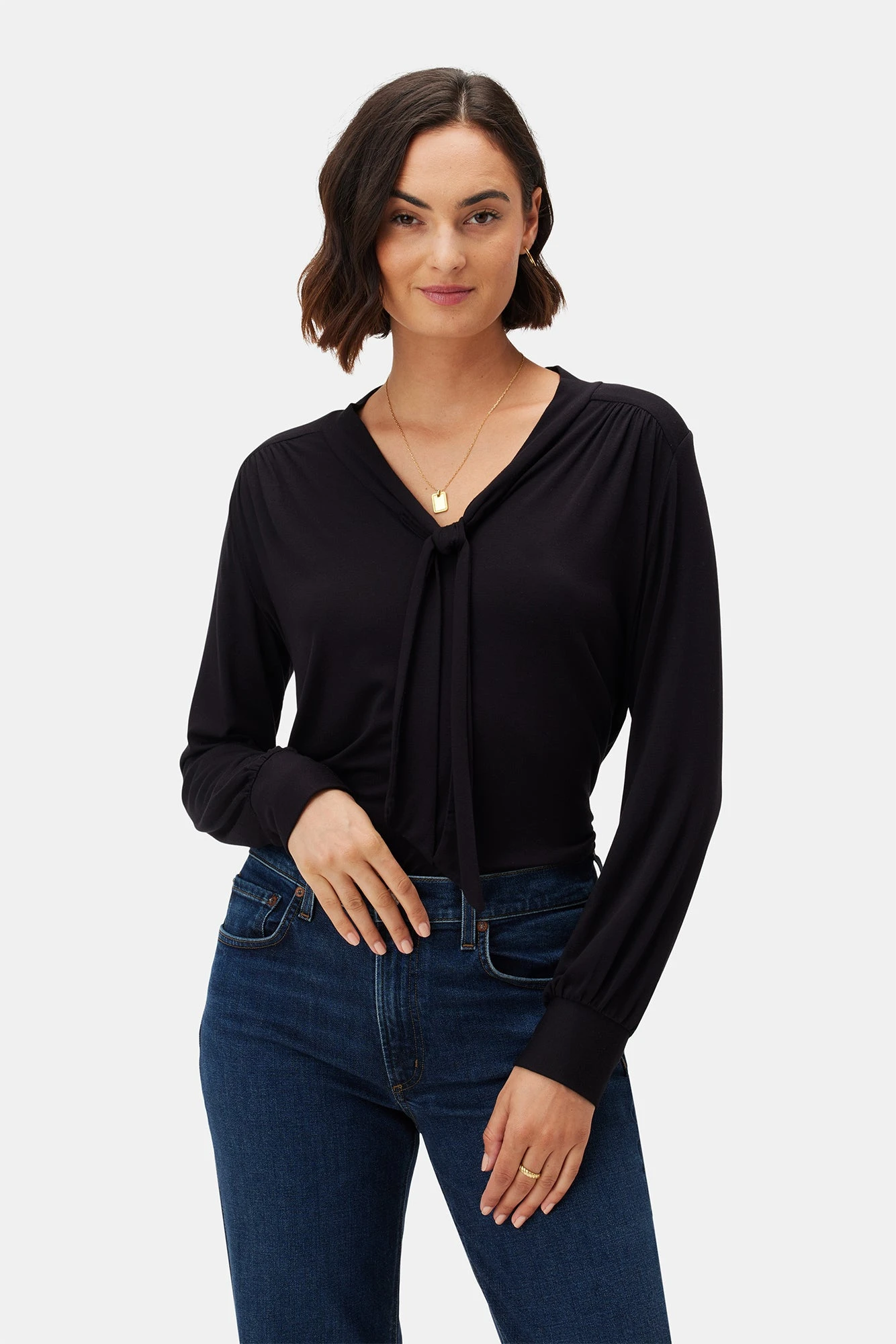 Aster Dream Knit Blouse - Black 3 Aster Dream Knit Blouse - Black