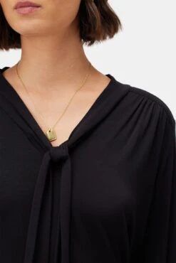 Aster Dream Knit Blouse - Black 9 Aster Dream Knit Blouse - Black -Amour Vert 10083 Aster Black 4