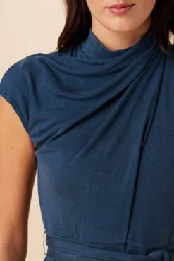 Hallie Tencel Luxe Dress - Azure -Amour Vert 10111 Hallie Azure 4