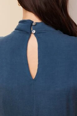 Hallie Tencel Luxe Dress - Azure -Amour Vert 10111 Hallie Azure 5