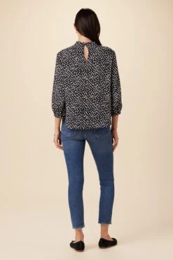 Jeanne Ecovero Blouse - Italia -Amour Vert 10114 Jeanne Viscose Italia 3