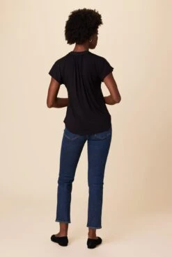 Atlanta Dream Knit Top - Black -Amour Vert 10131 Atlanta Modal Black 3