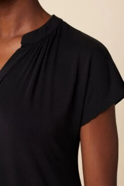 Atlanta Dream Knit Top - Black -Amour Vert 10131 Atlanta Modal Black 4