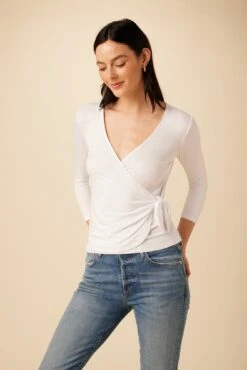 Gladys Dream Knit Top - White