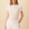 Kole Ecovero Eyelet Blouse - White 2 Kole Ecovero Eyelet Blouse - White -Amour Vert 10188 Kole White 1