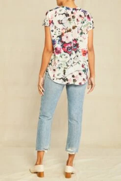 Renata Washable Silk Blouse -Amour Vert 1068 Renata Windsor 0876 web