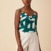 Barlow Washable Silk Cami - Eva -Amour Vert 12 10163 Barlow Silk Eva 1