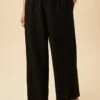 Theo Tencel Twill Pant - Black -Amour Vert 13 10274 Theo Twill Black 1