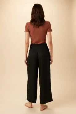 Theo Tencel Twill Pant - Black 10 Theo Tencel Twill Pant - Black -Amour Vert 13 10274 Theo Twill Black 3