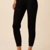 Skylar Paris Rib Joggers - Black -Amour Vert 2050 Skylar Black 1
