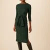 Colombe 3/4 Sleeve Reverie Knit Dress - Forest Leopard -Amour Vert 6054 3 4 Slv Colombe Forest Leopard 1