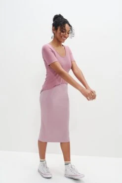 Yuma Dream Knit Skirt - Lilac -Amour Vert 6089 Yuma Lilac 4344 web 5ad6612b 21f0 4cc8 804b 39a4953a209f