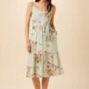 Alessandra Washable Silk Dress - Cannes Floral -Amour Vert 7943 Alessandra Cannes Floral 1