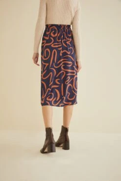 Ollie Midi Skirt - Matisse 9 Ollie Midi Skirt - Matisse -Amour Vert 9678 Ollie Silk Matisse Rust 2326 web