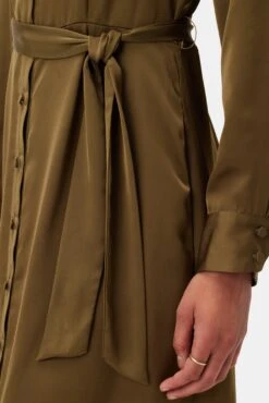 Joyce Dress - Bronzed Olive -Amour Vert LS Joyce Bronzed Olive 5